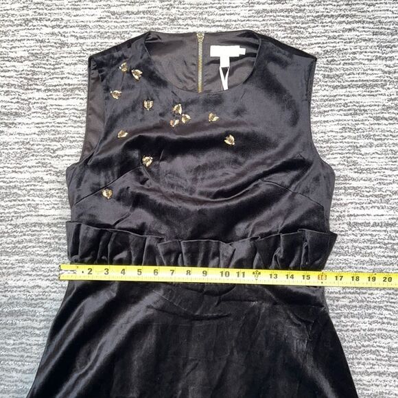 Host Pick❣️NWT TED BAKER London QUEEN BEE Velvet Dress TB 5/US 14 XL CELEENA - Picture 9 of 15